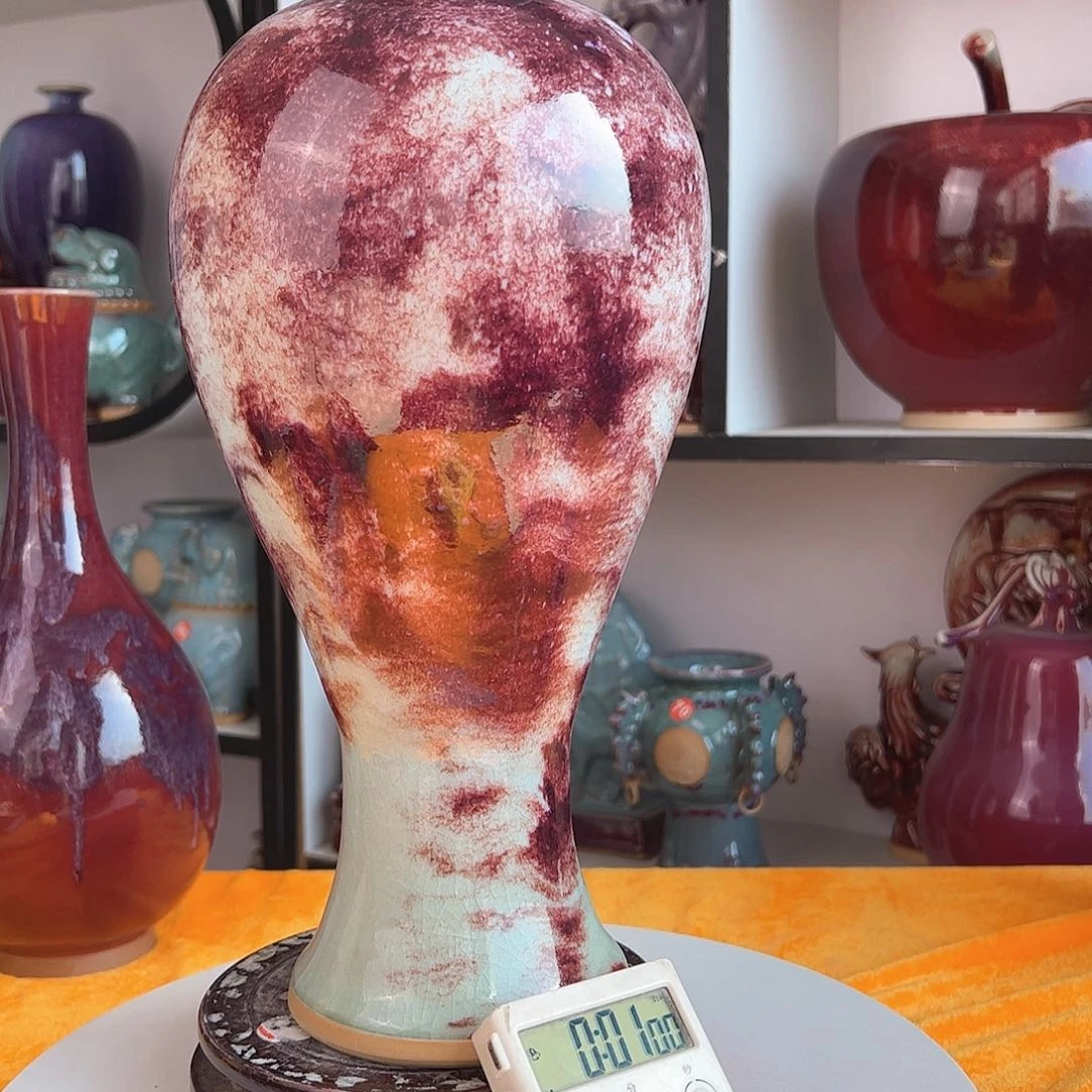 摆件走**风郑家钧窑摆件