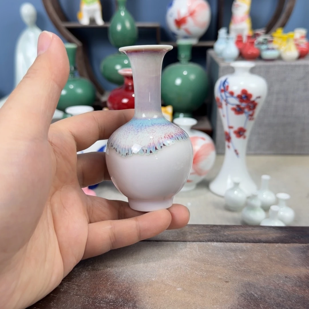 陶瓷手工小花器摆件
