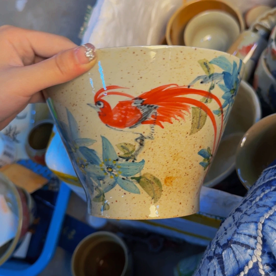 瓷片景德镇陶瓷手工手绘