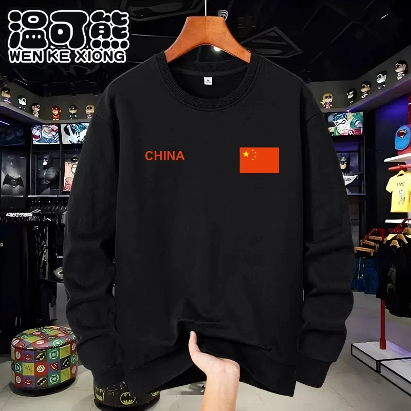 【厂家直销】秋冬季新款印花字母卫衣外套高级感百搭重磅圆领上衣