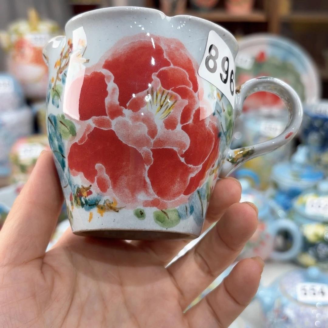景德镇手绘高温釉下彩陶瓷茶具