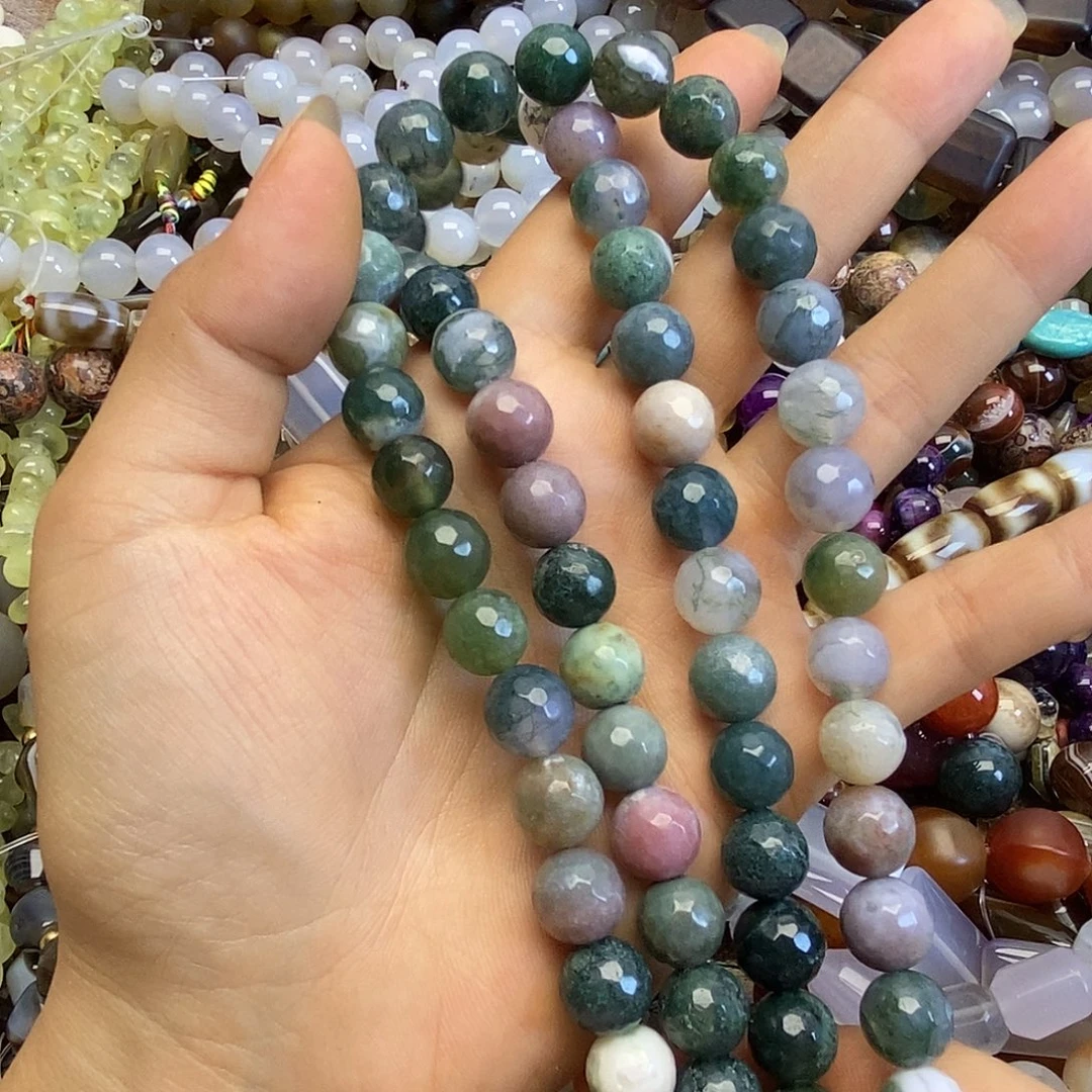 玛瑙/玉髓未镶嵌珠宝半成品卡十印度玛瑙两条装