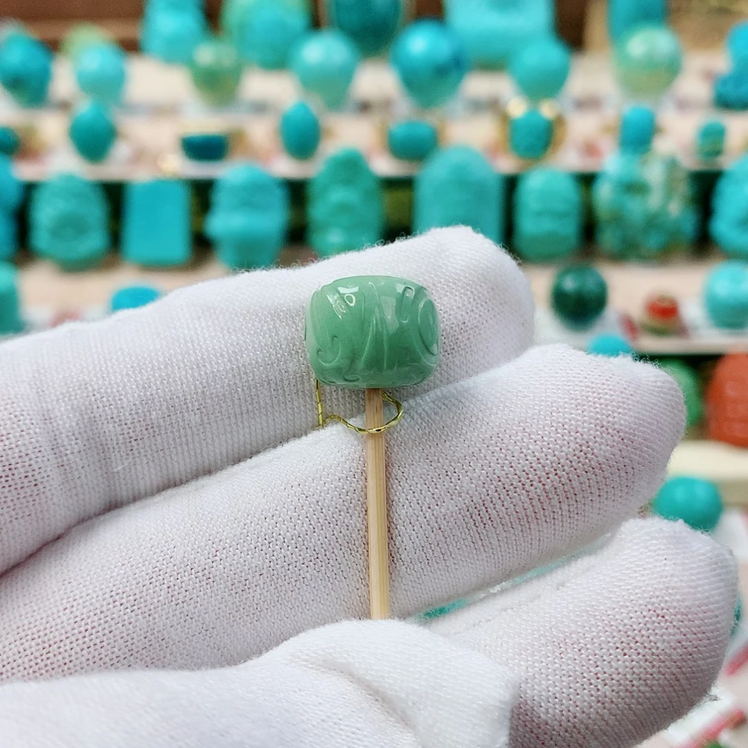 绿松石未镶嵌配饰尺寸11.9