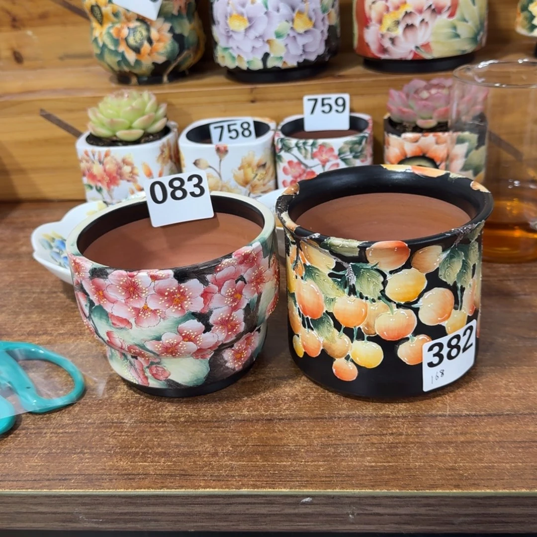 姗***迟云茜老师花盆手绘花盆手绘花盆