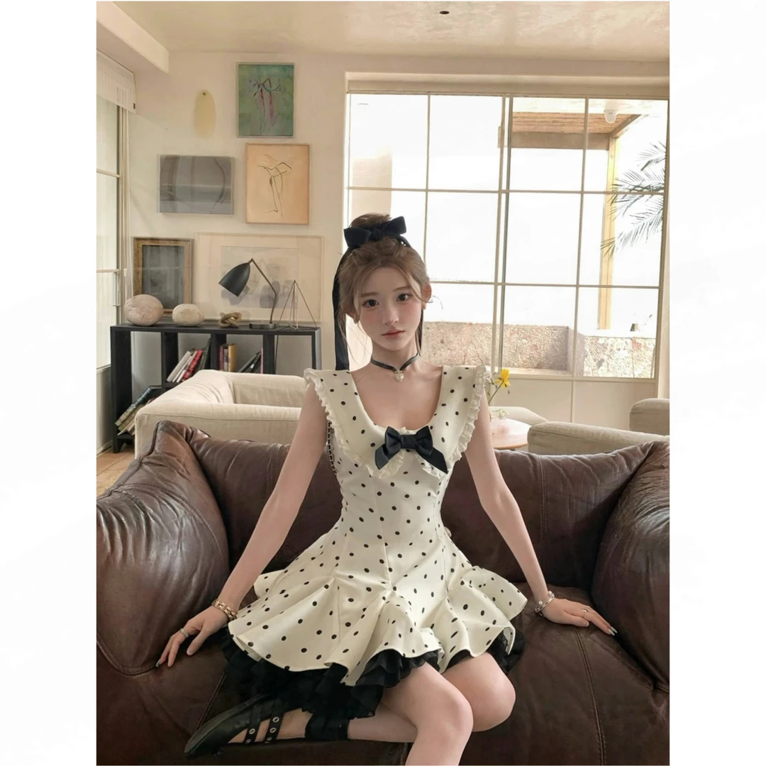 25/ss 勃艮第野餐 挚爱波点系列 波点短款/长款连衣裙