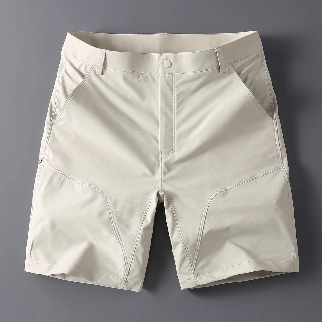 Cebrodz2025速干五分裤男士薄款外穿运动中裤子冰丝透气休闲短裤