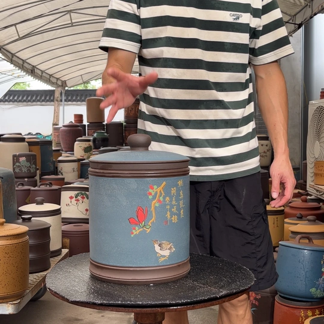 紫砂茶叶罐8 饼茶叶罐
