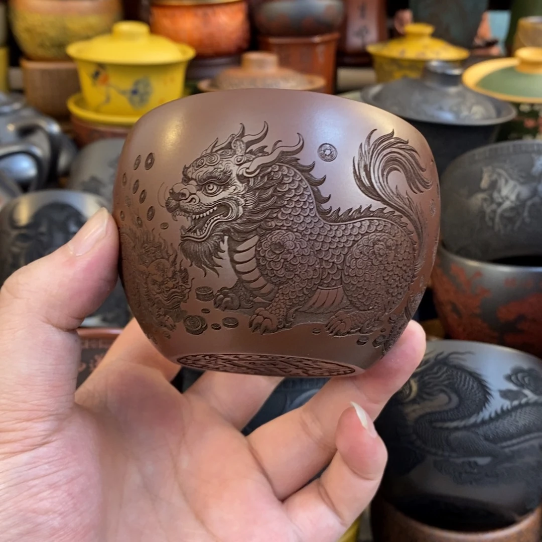 宜兴全手工紫砂杯