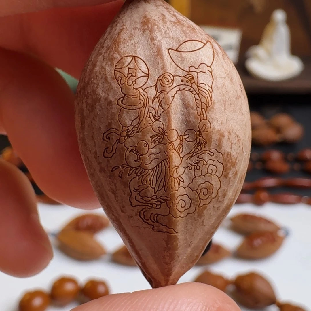 橄榄核手串/手链福利金蟾单籽