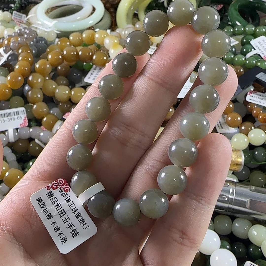 和田玉未镶嵌手链204