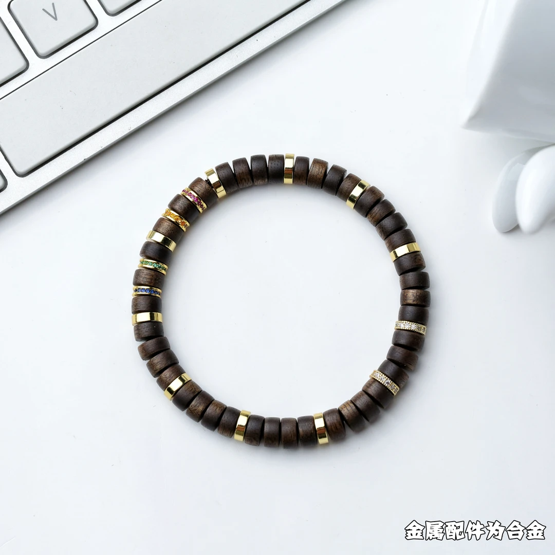 沉香百顺文玩 沉香-满钻款-中式轻奢人工养殖沉香手串（基地发货）