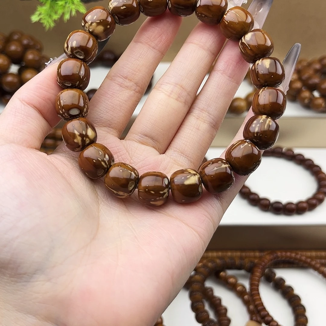 紫金鼠手串12花皮老型