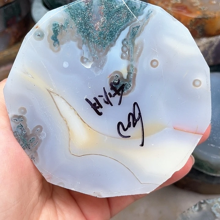 定制玛瑙我****家水草玛瑙手镯