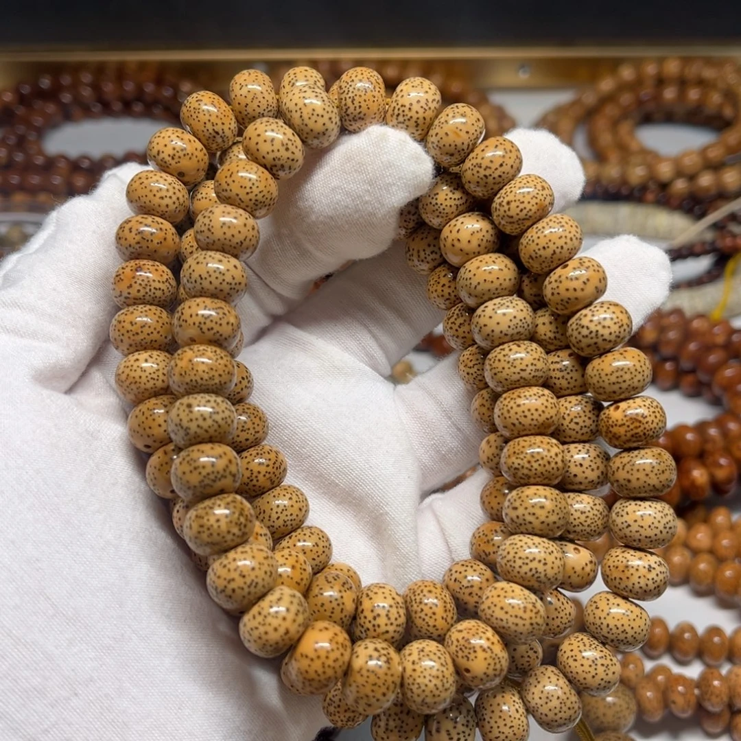 星月菩提吊坠11✖️8老刀苹果奶油皮陈籽