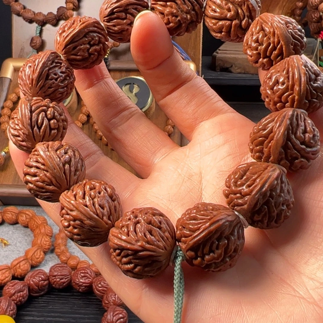 桃核吊坠21刺龙元宝