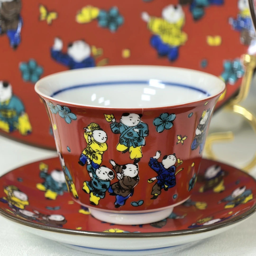 九谷烧时代汇-木米杯碟