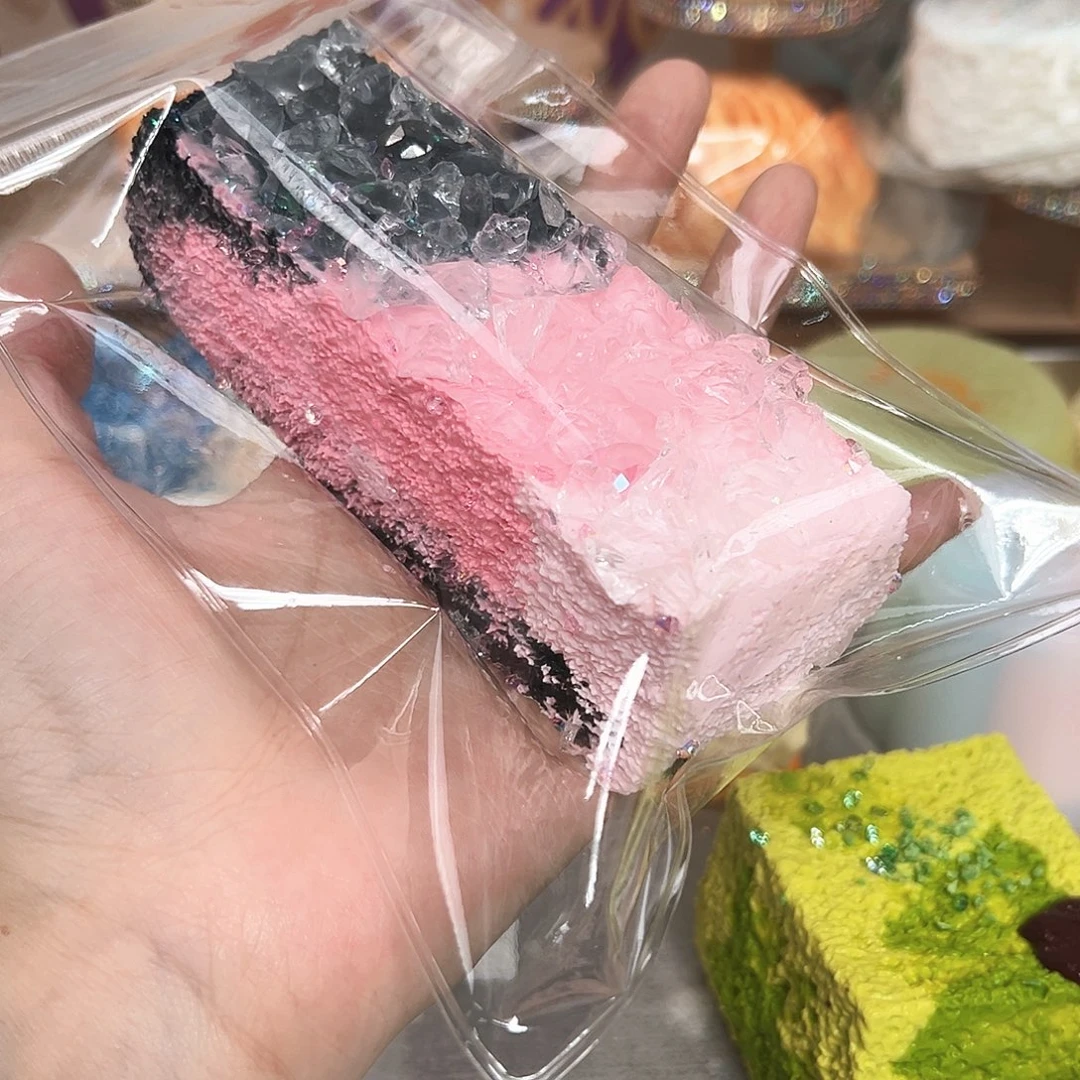 硅胶瑕款粉黑长吐司220g