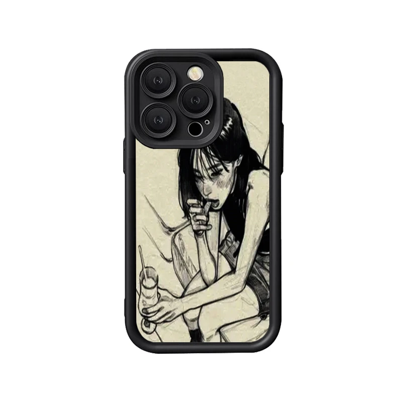 小众个性女孩适用于iPhone16promax手机壳华为mate60小米vivo全包