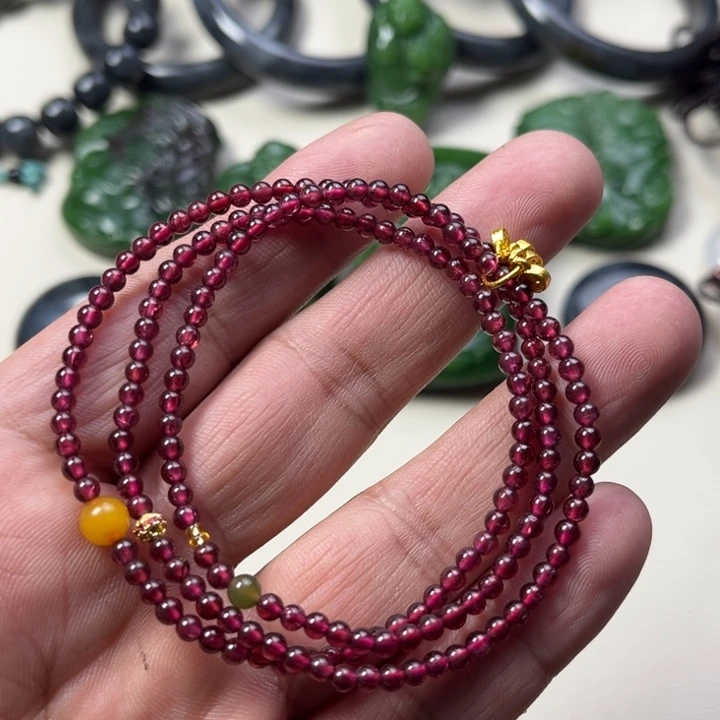 【闪购商品】菱锰矿（红纹石）手绳未镶嵌