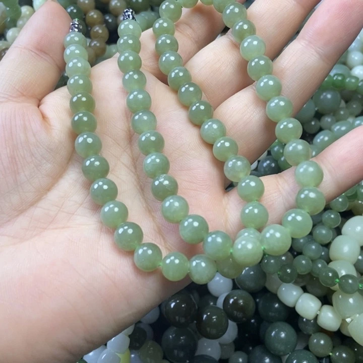 和田玉未镶嵌手链卡8