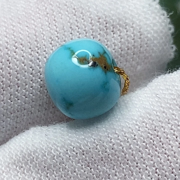 绿松石未镶嵌天然原矿 地大质检