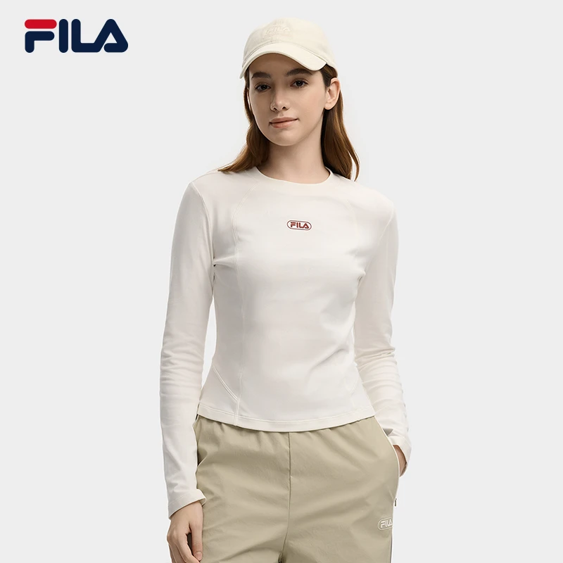 Fila/斐乐【双12双旦狂欢季】【杨幂同款】圆领衫加绒长袖F11W549208F