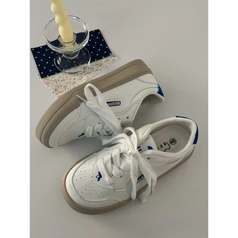 鞋子女爆款百搭板鞋小众不撞款美式高街时尚学生ins潮厚底小白鞋