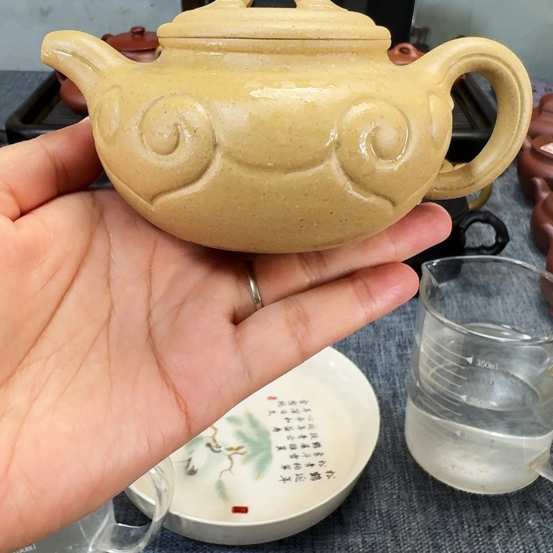 茶壶紫砂全手工紫砂壶仿古如意