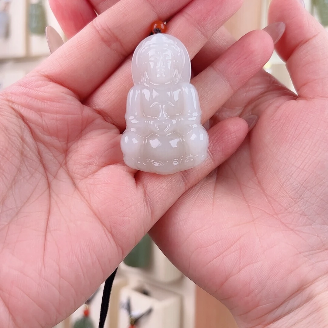 二***～和田玉未镶嵌颈饰