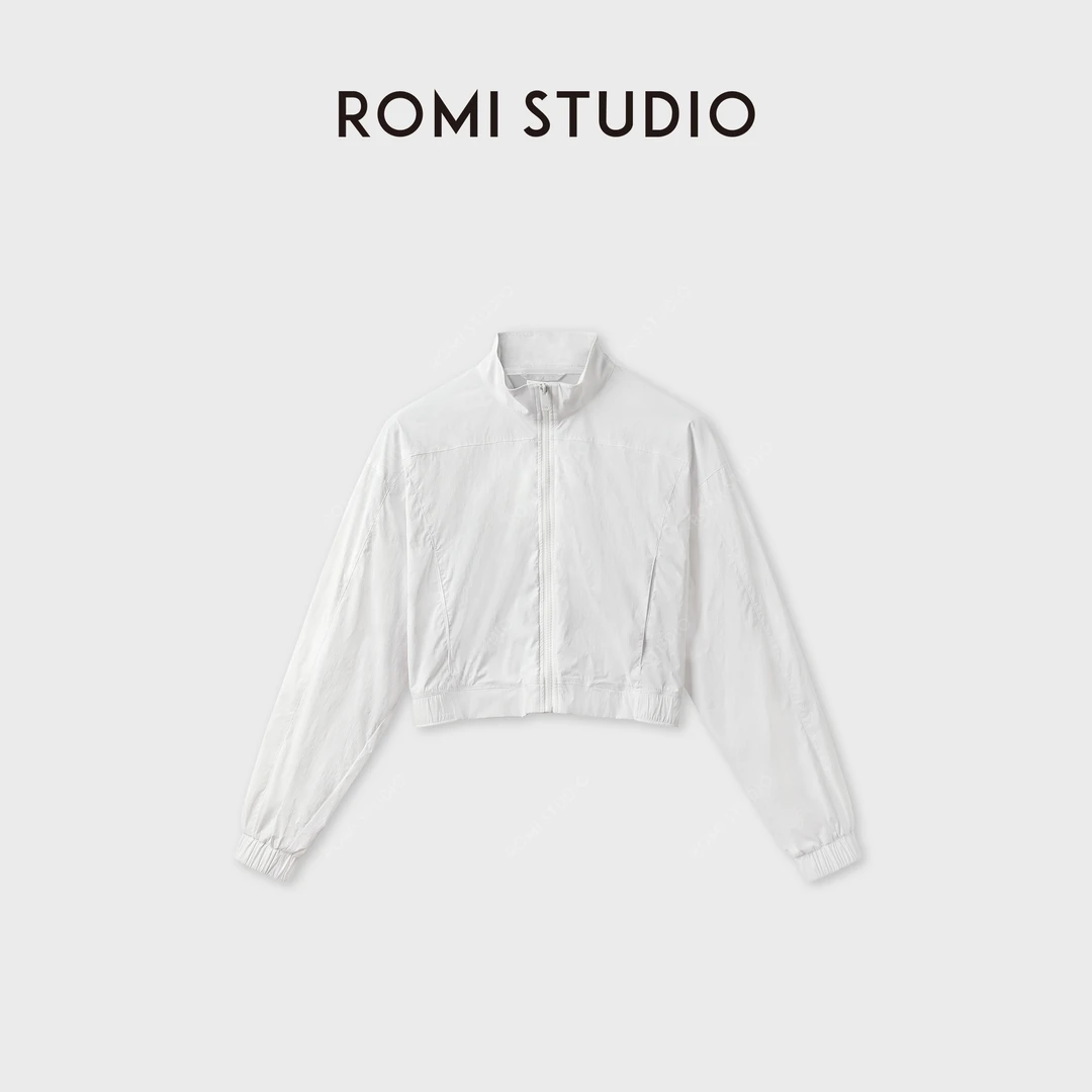 ROMI STUDIO“极简主义”锦氨轻量化短款立领防晒外套 RWDAWD4345