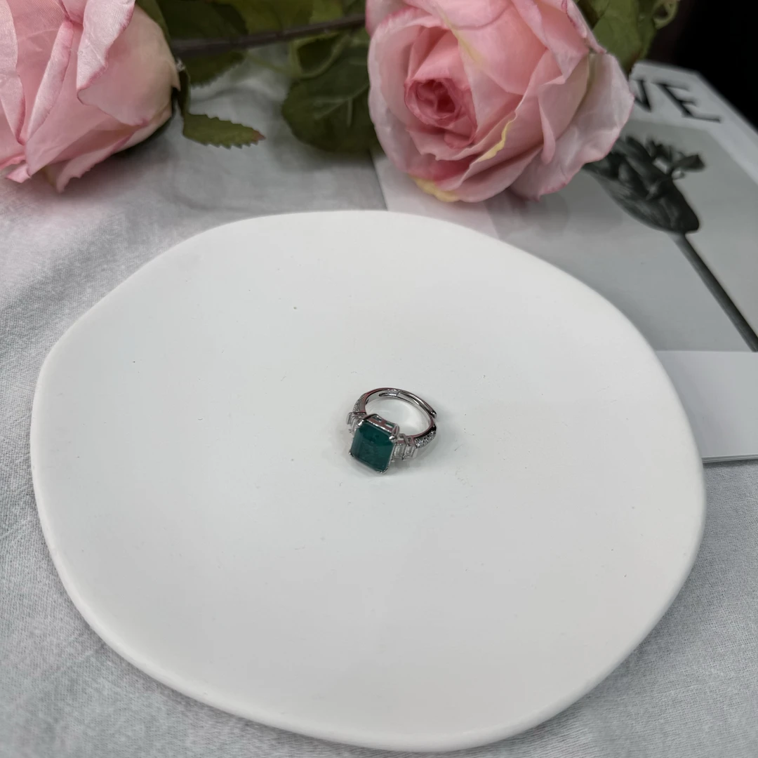 高定珠宝祖绿宝戒指HF1218S0218