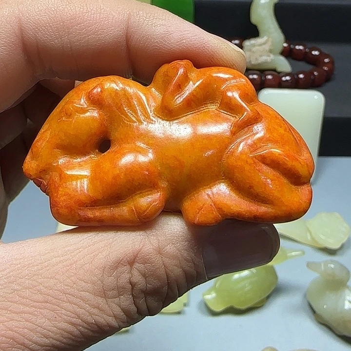 和田玉未镶嵌挂件