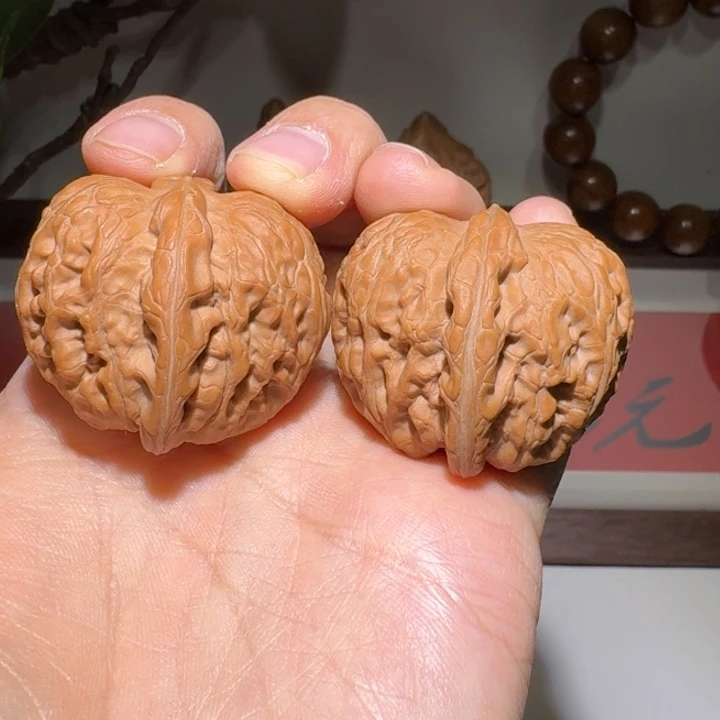 文玩核桃吊坠39全品一代平谷元宝（原生态）