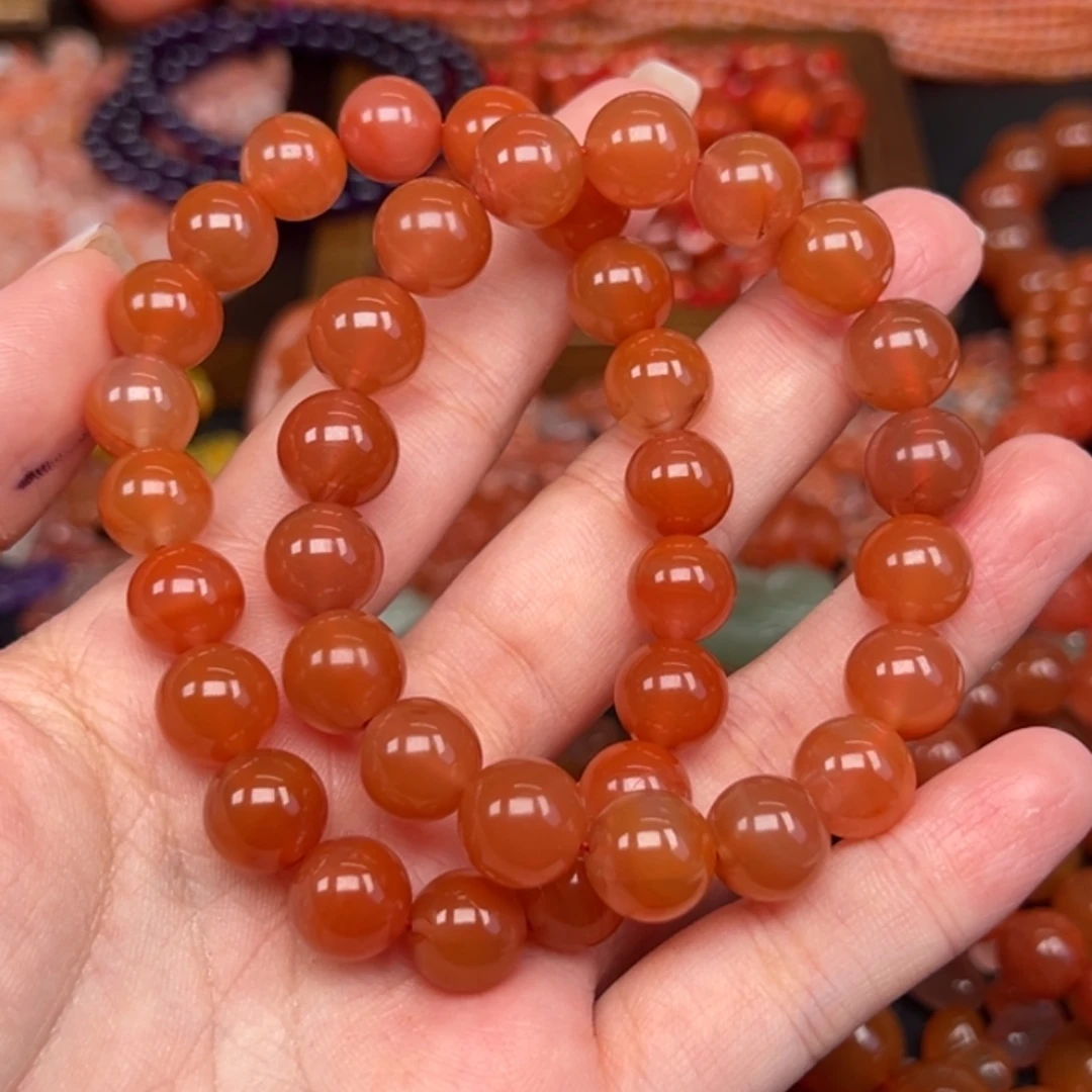 辉***辉南红玛瑙未镶嵌手链