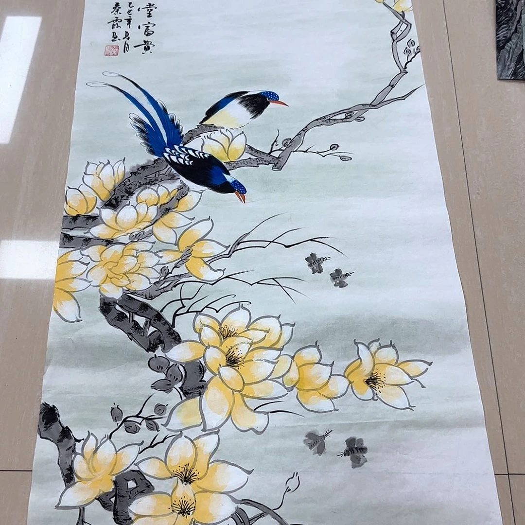 国画国画作品多次