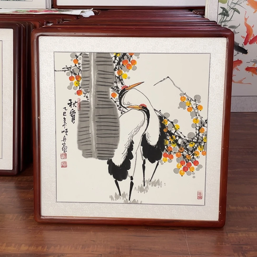 国画带框尺寸63*63厘米