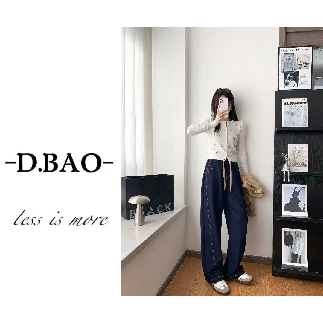 X'JIE-春季新款超柔软修容线香蕉牛仔裤353号2507