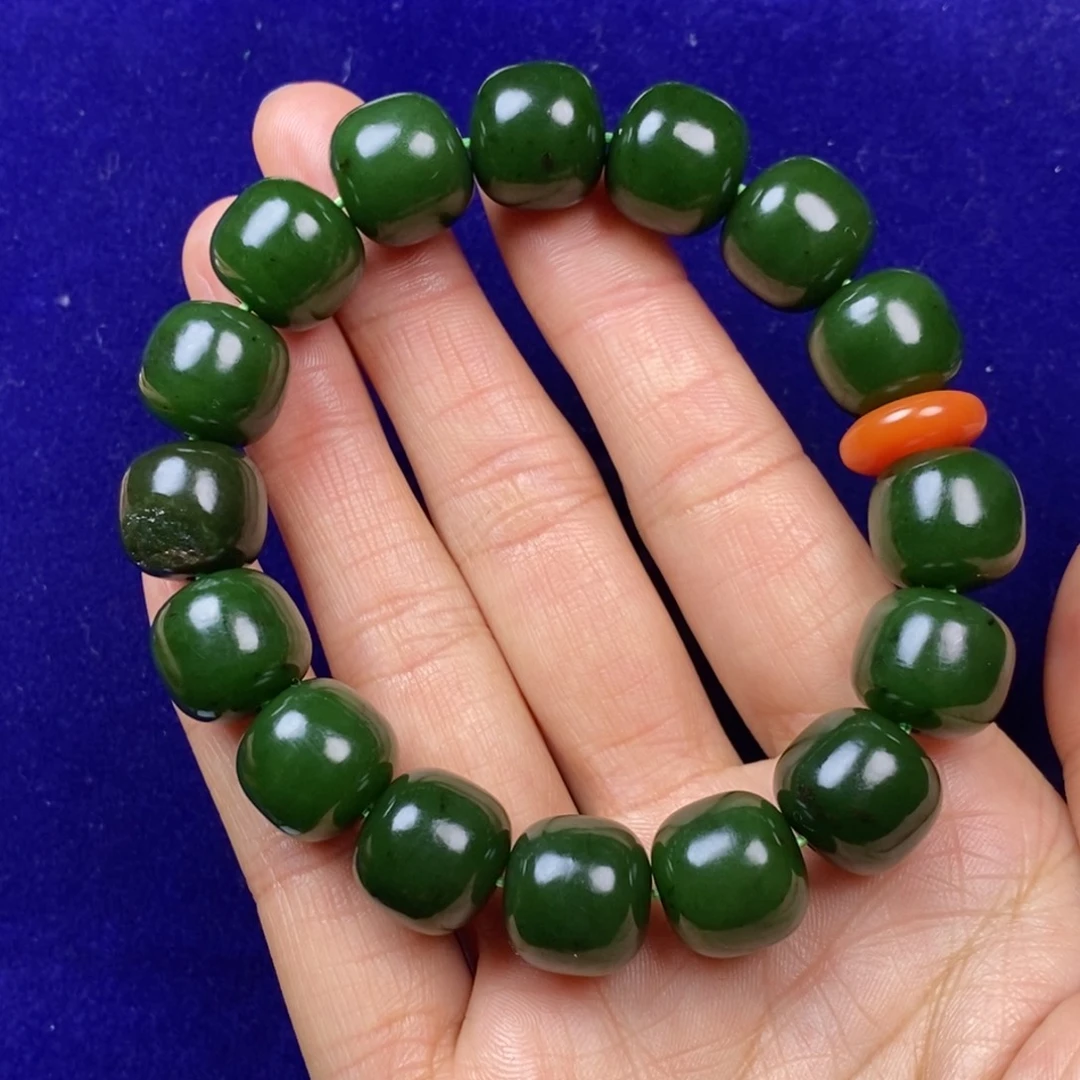 和田玉未镶嵌手串