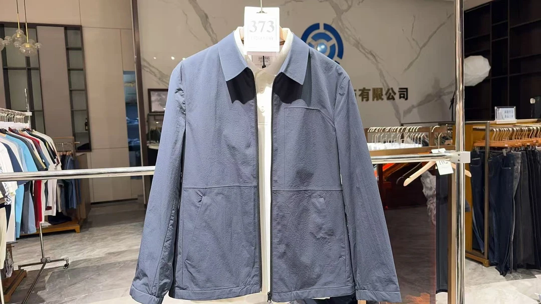 【牙哥夫妇】373#男装商务休闲翻领外套