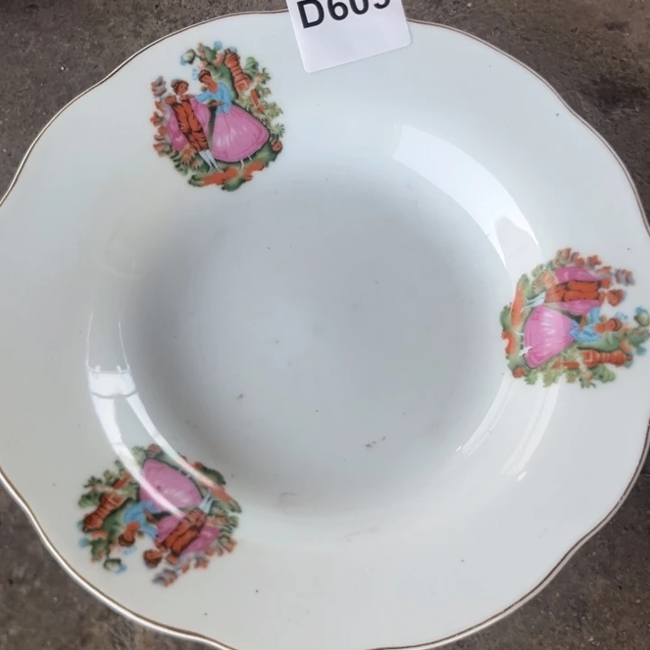 八九十年代高岭土盘碗碟有矿点D609