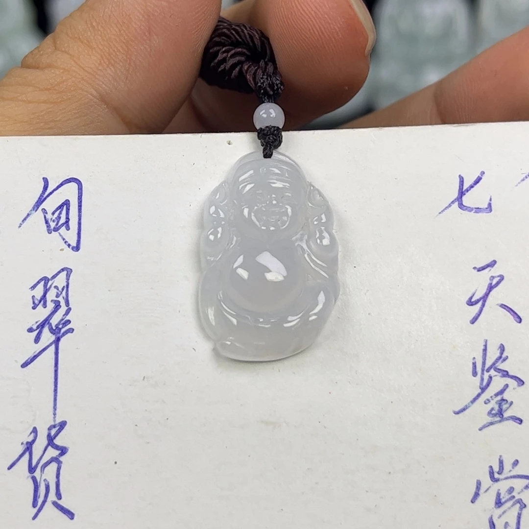 翡翠未镶嵌颈饰兜*缅甸天然翡翠