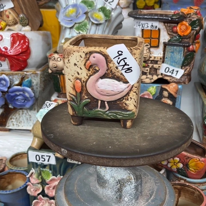 紫砂花盆粗陶材质多肉花盆