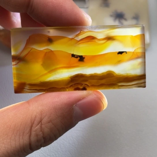 玛瑙/玉髓颈饰未镶嵌沙*