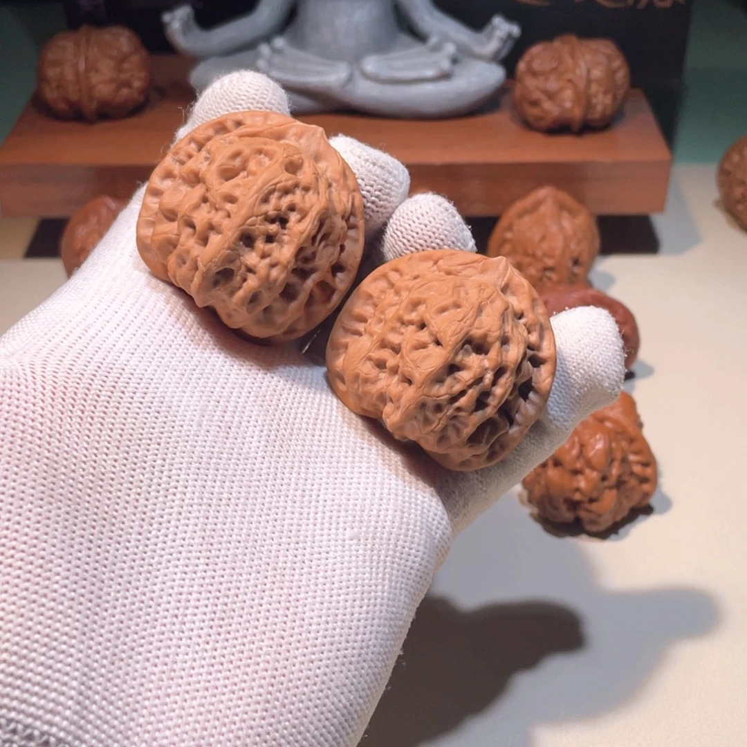 文玩核桃把件佛肚.41.38.1755