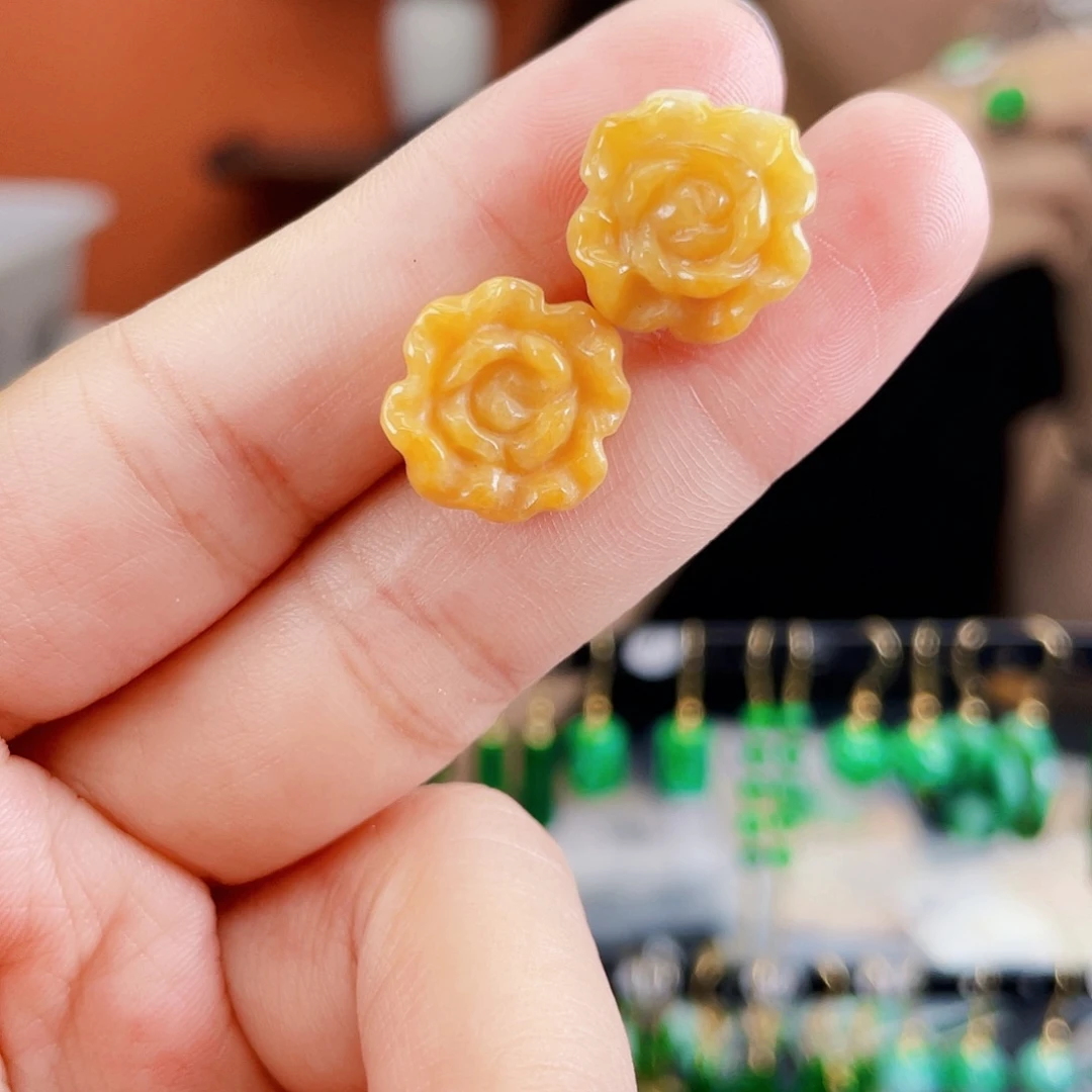 未镶嵌翡翠耳饰饰品