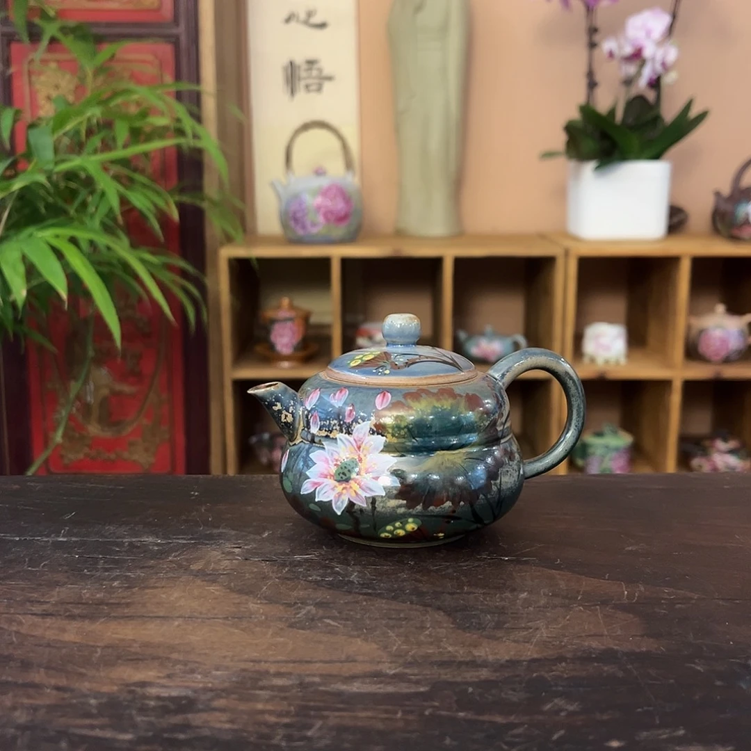 景德镇纯手工手绘柴烧