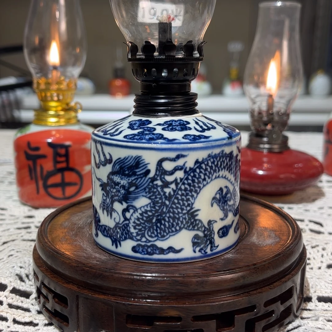 摆件景德镇陶瓷香薰灯