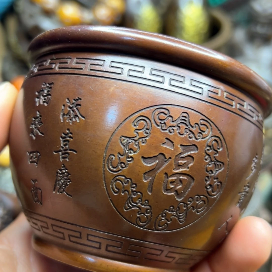 铜摆件欢迎欢迎你