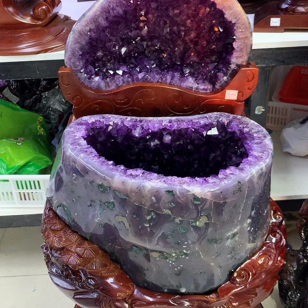 大型摆件（非配饰）未镶嵌水晶朱