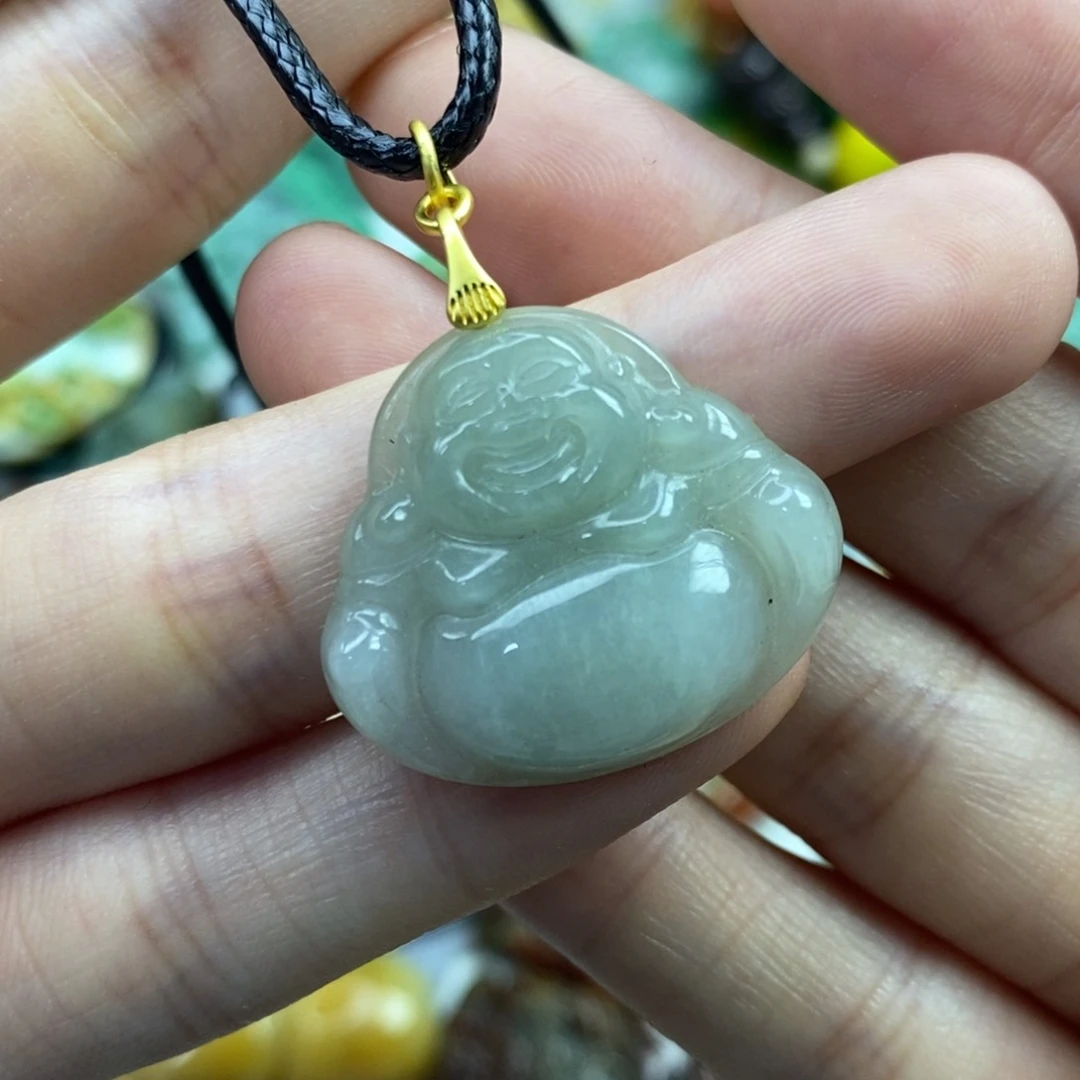 翡翠未镶嵌颈饰吊坠